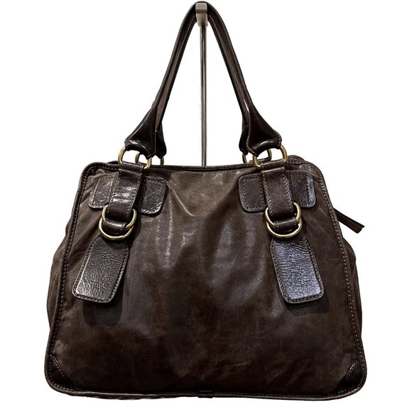 Auc Chloe Bay Brown leather Large Satchel/handbag - Picture 8 of 16